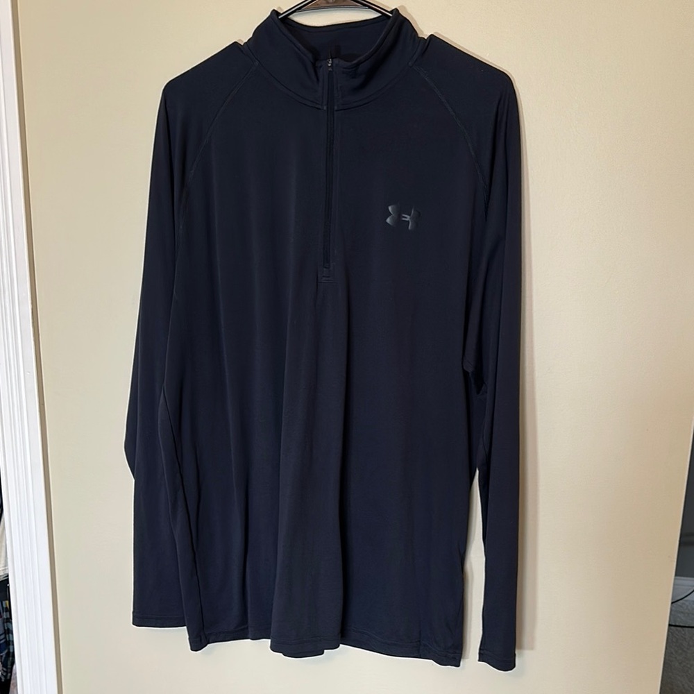 Under Armour Black Quarter Zip Pullover